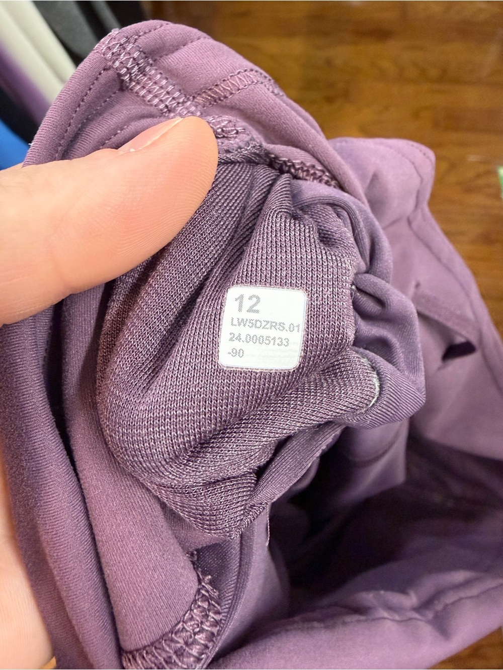 284. Lululemon Wunder Train Contour Fit High-Rise Tight 25" Grape Thristle? 12 - Picture 6 of 6
